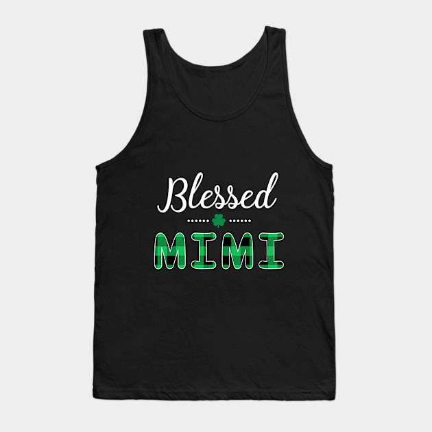 Blessed Mimi St.Patrick_s Day T-shirt Tank Top by Elsie